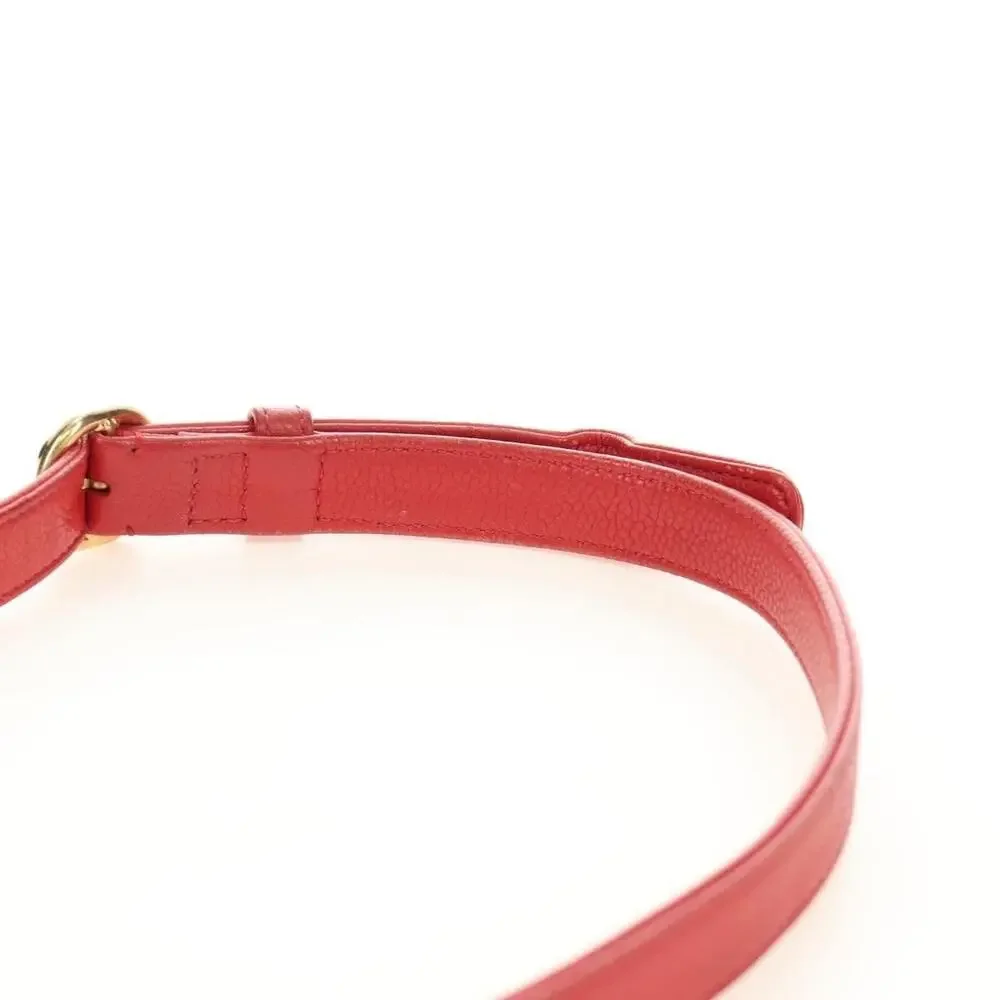 Chanel Matelasse Chic Affinity Chain Shoulder Bag Red
